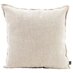 HARMONY HAOMY Coussin Chennai Naturel 45x45cm En Lin Lave