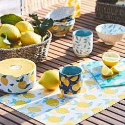 SEMA DESIGN Set Table Retro Summer Jaune 43.5x28.5cm Polypropylene -HARMONY Shop 0ff0b amb jardin2022 1379 hd
