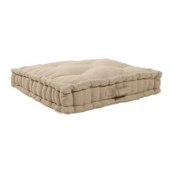 Comptoir De Famille Coussin Matelas Chambray Beige En Coton 10 Comptoir De Famille Coussin Matelas Chambray Beige En Coton -HARMONY Shop 113270 DET02 WEB