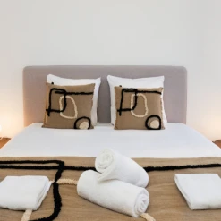 HARMONY HAOMY Coussin Tikri Brownie 45x45cm 1 Face Coton/1 Face Lin 10 HARMONY HAOMY Coussin Tikri Brownie 45x45cm 1 Face Coton/1 Face Lin -HARMONY Shop 13002 coussin en coton style moderne