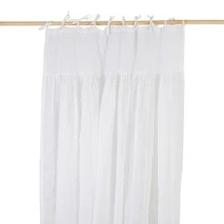 Côté Table Rideau Ballerina Blanc En Lin