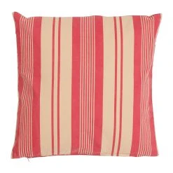 Comptoir De Famille Coussin Margot Rouge En Coton