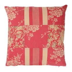 Alternative view of Comptoir De Famille Coussin Margot Rouge En Coton