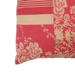 Comptoir De Famille Coussin Margot Rouge En Coton -HARMONY Shop 135820 DET02 WEB