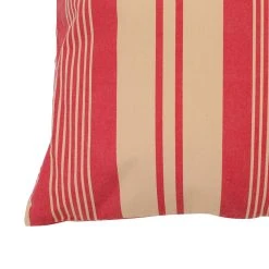 Comptoir De Famille Coussin Margot Rouge En Coton -HARMONY Shop 135820 DET03 WEB