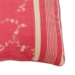 Comptoir De Famille Coussin Dosseret Margot Rouge En Coton -HARMONY Shop 200101 DET04 WEB