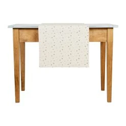 Comptoir De Famille Chemin Table P'tite Fleur Naturel 160x50cm En Coton