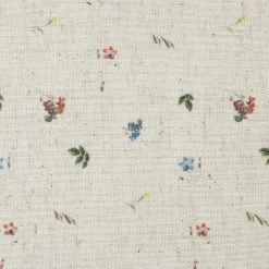 Comptoir De Famille Serviette X4 P'tite Fleur Naturel 40x40cm En Coton -HARMONY Shop 201393 DET02 WEB