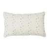 Comptoir De Famille Coussin Rectangle P'tite Fleur Naturel 50x30cm En Coton