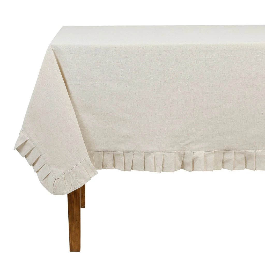 Comptoir De Famille Nappe Rectangle Chambray Naturel 250x160cm En Coton Et Flex 3 Comptoir De Famille Nappe Rectangle Chambray Naturel 250x160cm En Coton Et Flex