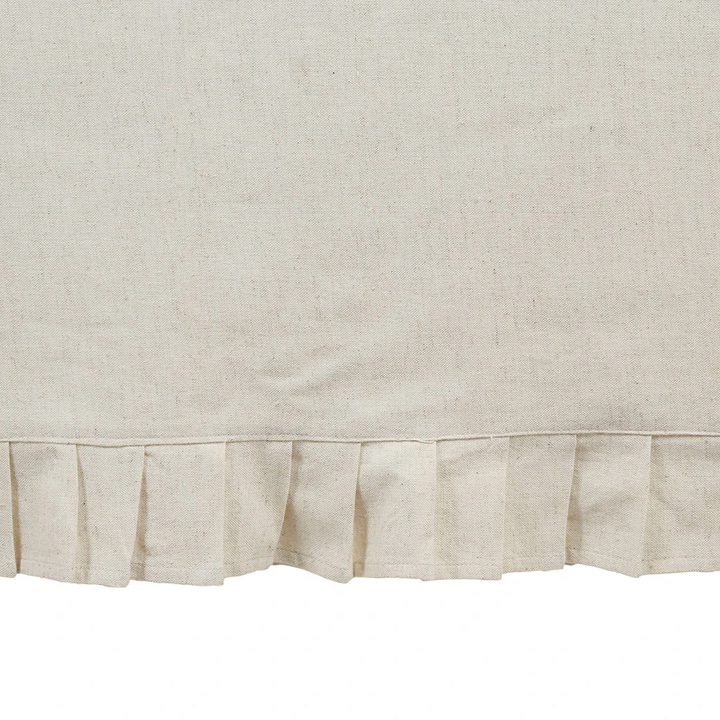 Comptoir De Famille Nappe Rectangle Chambray Naturel 250x160cm En Coton Et Flex 5 Comptoir De Famille Nappe Rectangle Chambray Naturel 250x160cm En Coton Et Flex – Image 3