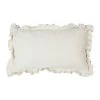 Comptoir De Famille Coussin Rectangle Chambray Naturel 50x30cm Coton -HARMONY Shop 201401 DEB WEB