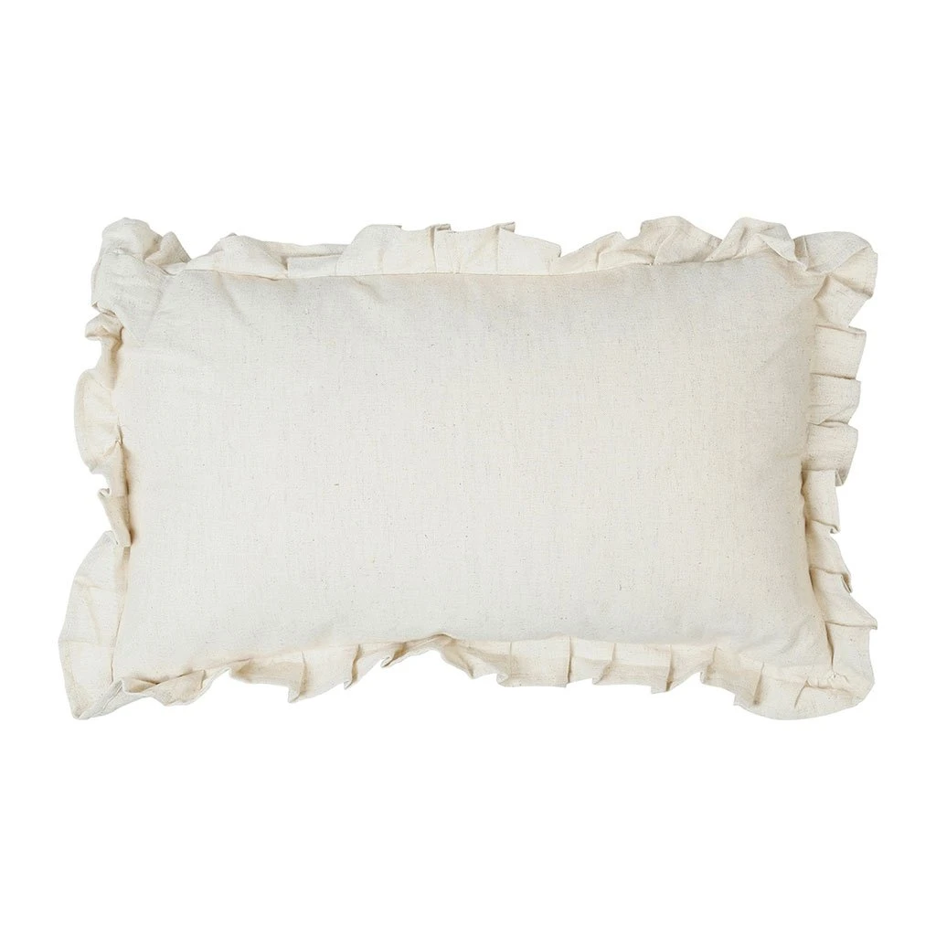 Comptoir De Famille Coussin Rectangle Chambray Naturel 50x30cm Coton 3 Comptoir De Famille Coussin Rectangle Chambray Naturel 50x30cm Coton