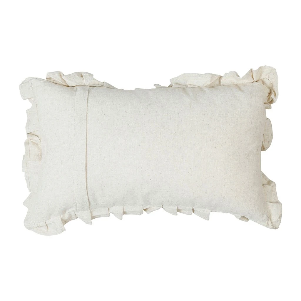 Comptoir De Famille Coussin Rectangle Chambray Naturel 50x30cm Coton 4 Comptoir De Famille Coussin Rectangle Chambray Naturel 50x30cm Coton – Image 2