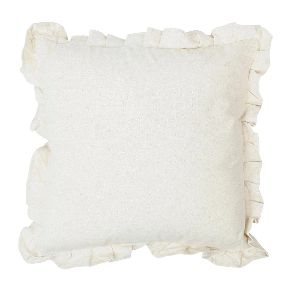 Comptoir De Famille Coussin Carré Chambray Naturel 40x40cm En Coton 3 Comptoir De Famille Coussin Carré Chambray Naturel 40x40cm En Coton