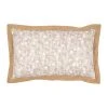 Comptoir De Famille Coussin Rectangulaire Beige 50x30cm En Coton Et Jute - Louise -HARMONY Shop 201608 DEB WEB