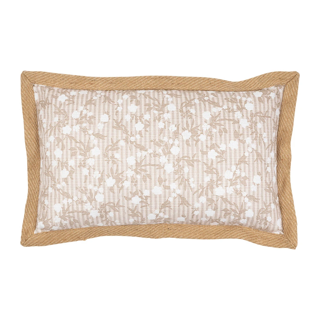 Comptoir De Famille Coussin Rectangulaire Beige 50x30cm En Coton Et Jute - Louise 3 Comptoir De Famille Coussin Rectangulaire Beige 50x30cm En Coton Et Jute - Louise