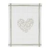 Comptoir De Famille Torchon Collect Cœur Vert 50x70cm En Coton - Louise -HARMONY Shop 201619 DEB WEB