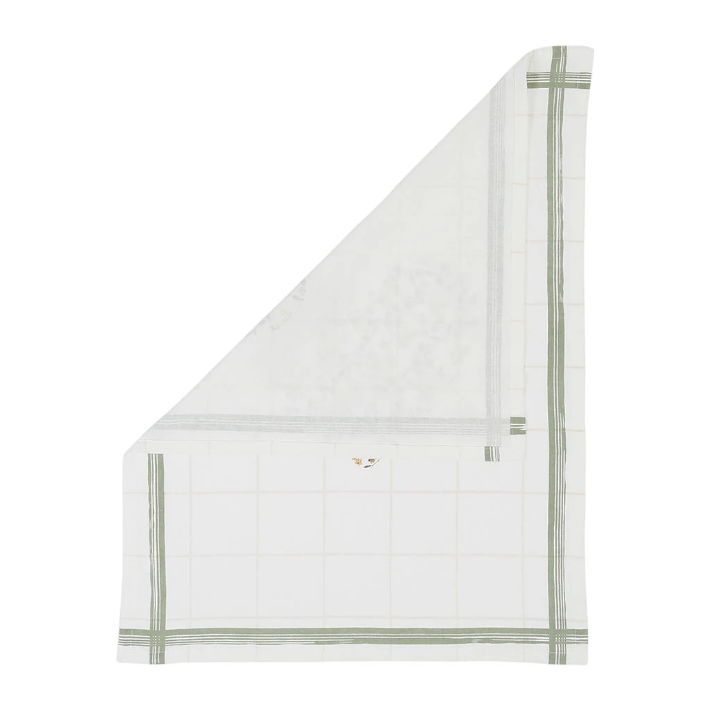 Comptoir De Famille Torchon Collect Cœur Vert 50x70cm En Coton - Louise 4 Comptoir De Famille Torchon Collect Cœur Vert 50x70cm En Coton - Louise – Image 2