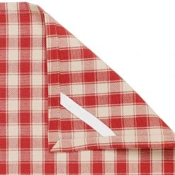 Comptoir De Famille 3 Torchons Campagne Rouges En Coton -HARMONY Shop 249 DET04 WEB