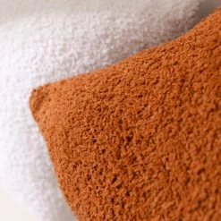 HARMONY HAOMY Coussin En Tissu Bouclette Caramel 45x45cm - Erode -HARMONY Shop 2de89 canape brooklyn 8 copie