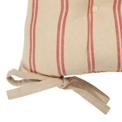 Comptoir De Famille Galette De Chaise Carrée Rouge En Coton 12 Comptoir De Famille Galette De Chaise Carrée Rouge En Coton -HARMONY Shop 3107 DET04 WEB