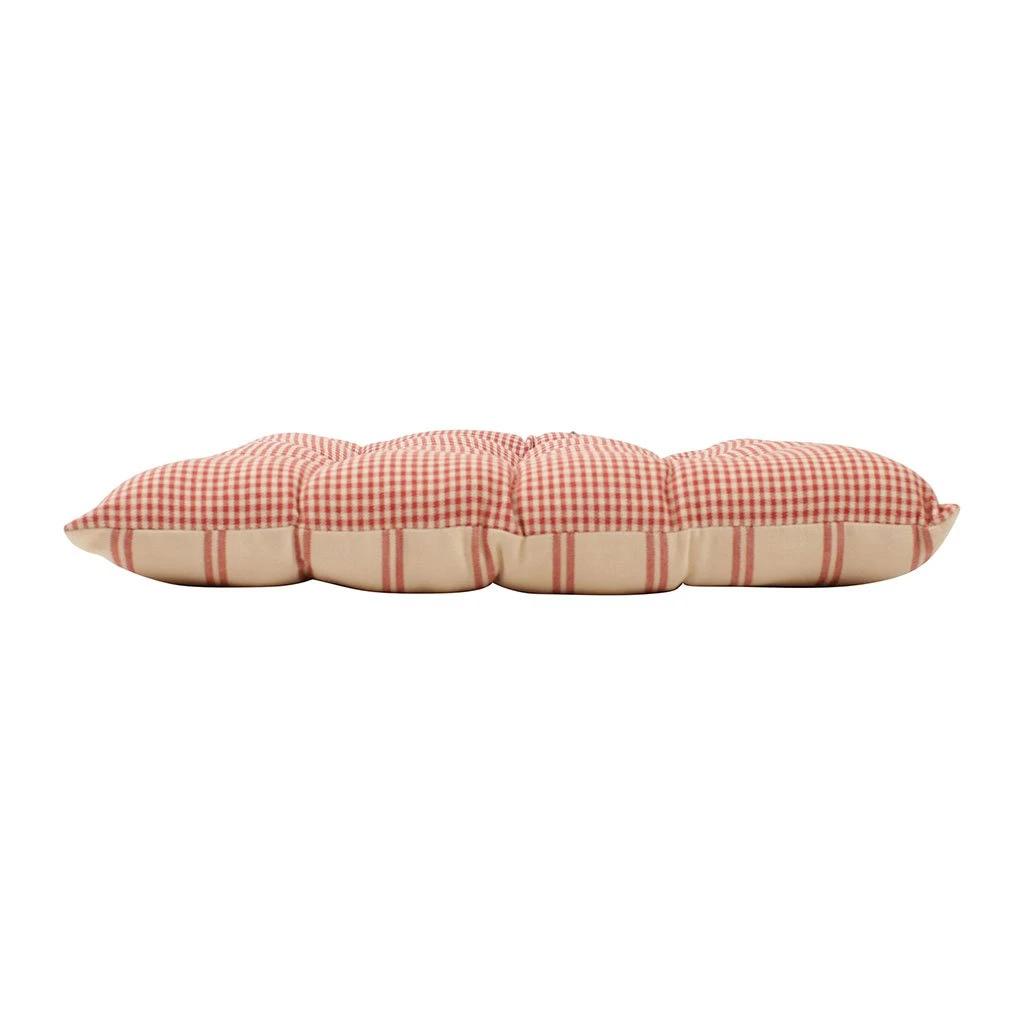 Comptoir De Famille Galette De Chaise Carrée Rouge En Coton 8 Comptoir De Famille Galette De Chaise Carrée Rouge En Coton – Image 6