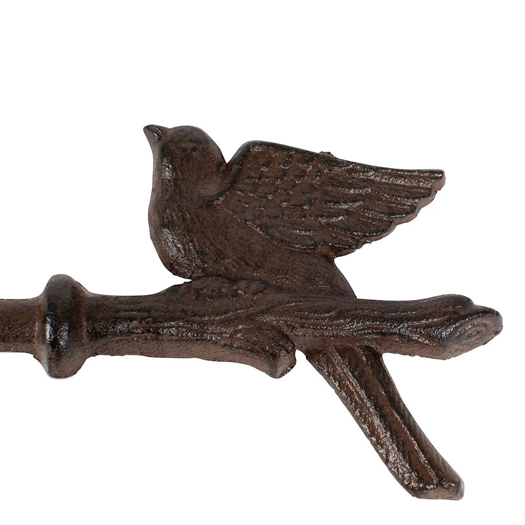 Comptoir De Famille Paire D'embouts Fauvette Acc-rideau Naturel En Fonte 5 Comptoir De Famille Paire D'embouts Fauvette Acc-rideau Naturel En Fonte – Image 3