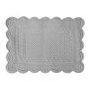 Côté Table Set De Table Rectangulaire Boutis Gris Perle En Coton -HARMONY Shop 33593 DEB WEB