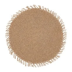 Côté Table Set De Table Rond Tressine Naturel En Papier