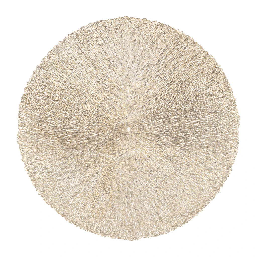 Côté Table Set Table Rond Festi Dore D38cm Pvc 3 Côté Table Set Table Rond Festi Dore D38cm Pvc