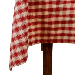 Comptoir De Famille Nappe Rectangulaire Campagne Rouge En Coton -HARMONY Shop 3568 DET02 WEB