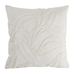 Côté Table Housse De Coussin Dune Blanc Cassé 45x45cm Coton