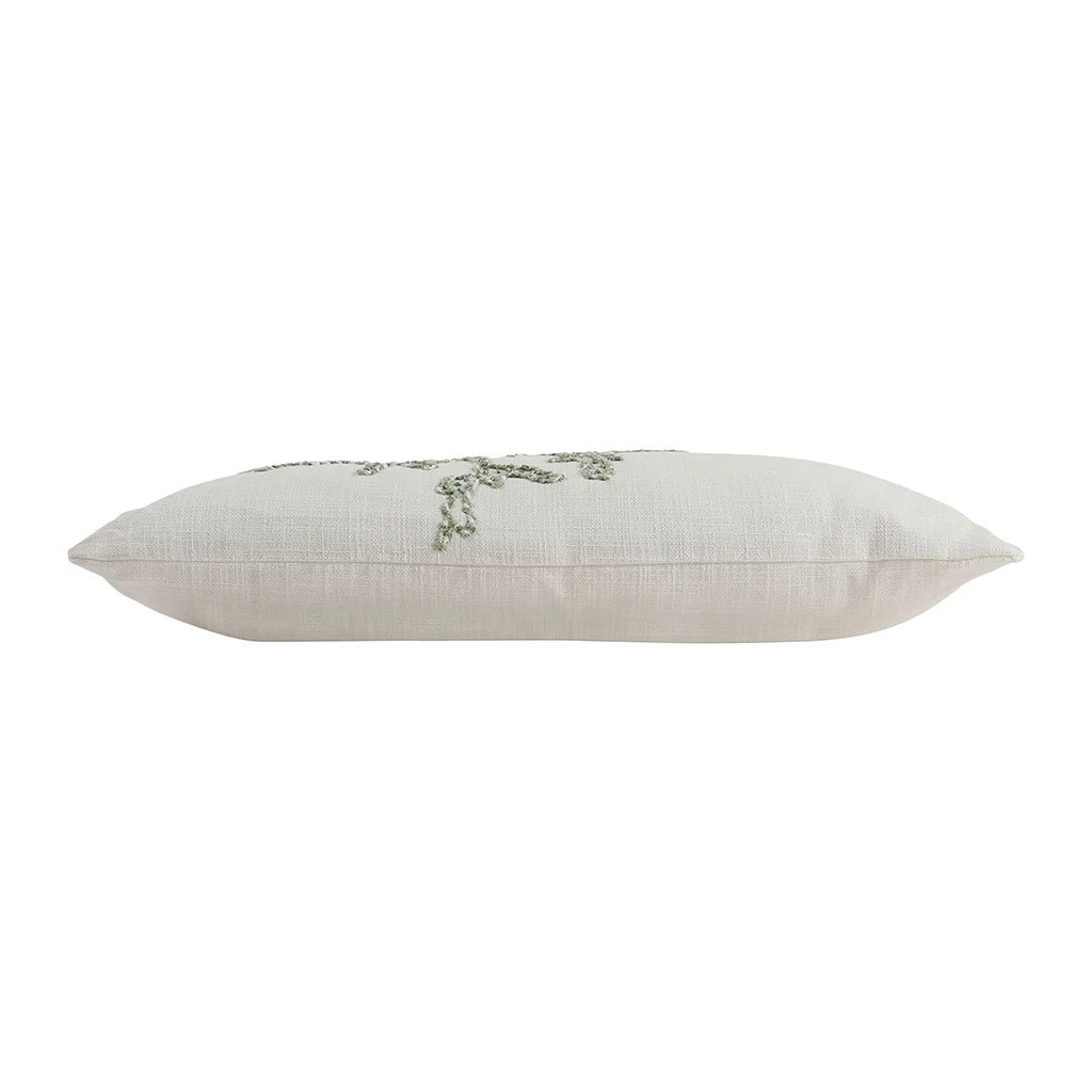 Côté Table Housse De Coussin Coral Vert-de-gris 50x30cm Coton 5 Côté Table Housse De Coussin Coral Vert-de-gris 50x30cm Coton – Image 3