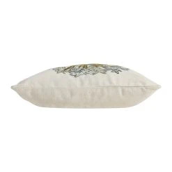 Côté Table Housse De Coussin Papaye Vert 45x45cm Coton -HARMONY Shop 37481 DET02 WEB