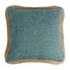 Côté Table Housse De Coussin Carnele Vert 45x45cm Polyester+jute -HARMONY Shop 37630 DEB WEB