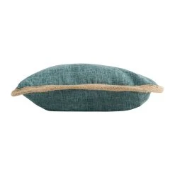 Côté Table Housse De Coussin Carnele Vert 45x45cm Polyester+jute -HARMONY Shop 37630 DET02 WEB