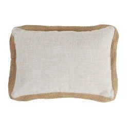 Côté Table Housse De Coussin Carnele Naturel 50x30cm Polyester+jute