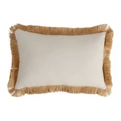 Côté Table Housse De Coussin Leonin Naturel 50x30cm Lin+viscose