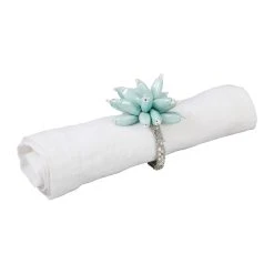 Côté Table Rond Serviette Fleuri Agua D4cm En Fer Et Verre 8 Côté Table Rond Serviette Fleuri Agua D4cm En Fer Et Verre -HARMONY Shop 37737 DET02 WEB