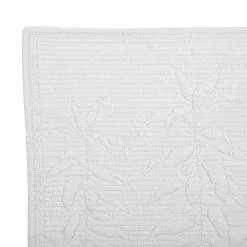 Côté Table Set Table Boutis Blanc 48x34cm Coton -HARMONY Shop 37968 DET01 WEB