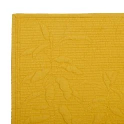 Côté Table Set Table Boutis Moutarde 48x34cm Coton -HARMONY Shop 37970 DET01 WEB