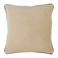 Côté Table Housse De Coussin En Velours De Coton Blanc Casse 45x45cm - Velvetin