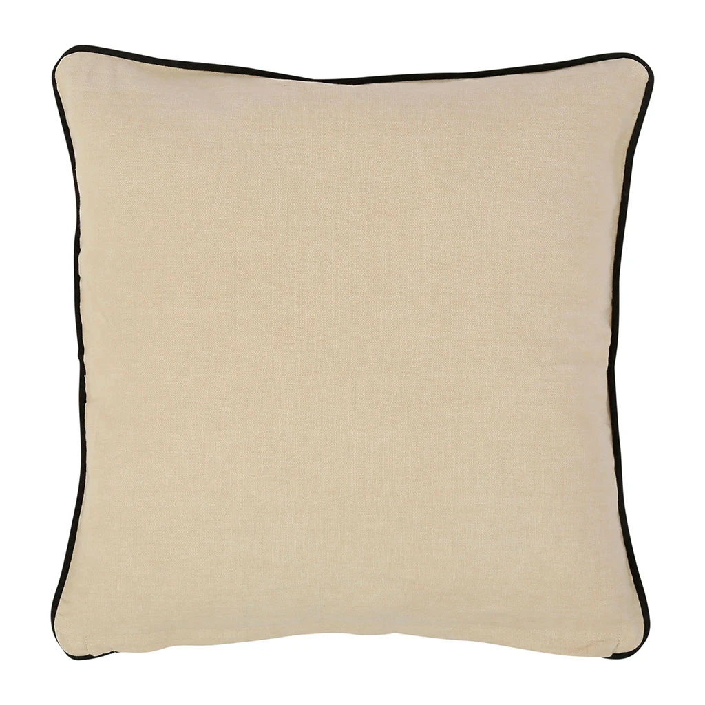 Côté Table Housse De Coussin En Velours De Coton Blanc Casse 45x45cm - Velvetin 4 Côté Table Housse De Coussin En Velours De Coton Blanc Casse 45x45cm - Velvetin – Image 2