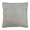 Côté Table Housse De Coussin En Velours De Coton Taupe 45x45cm - Velvetin -HARMONY Shop 38073 DEB WEB