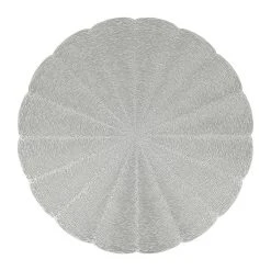 Côté Table Set De Table Rond Argenté D38cm - Lumi