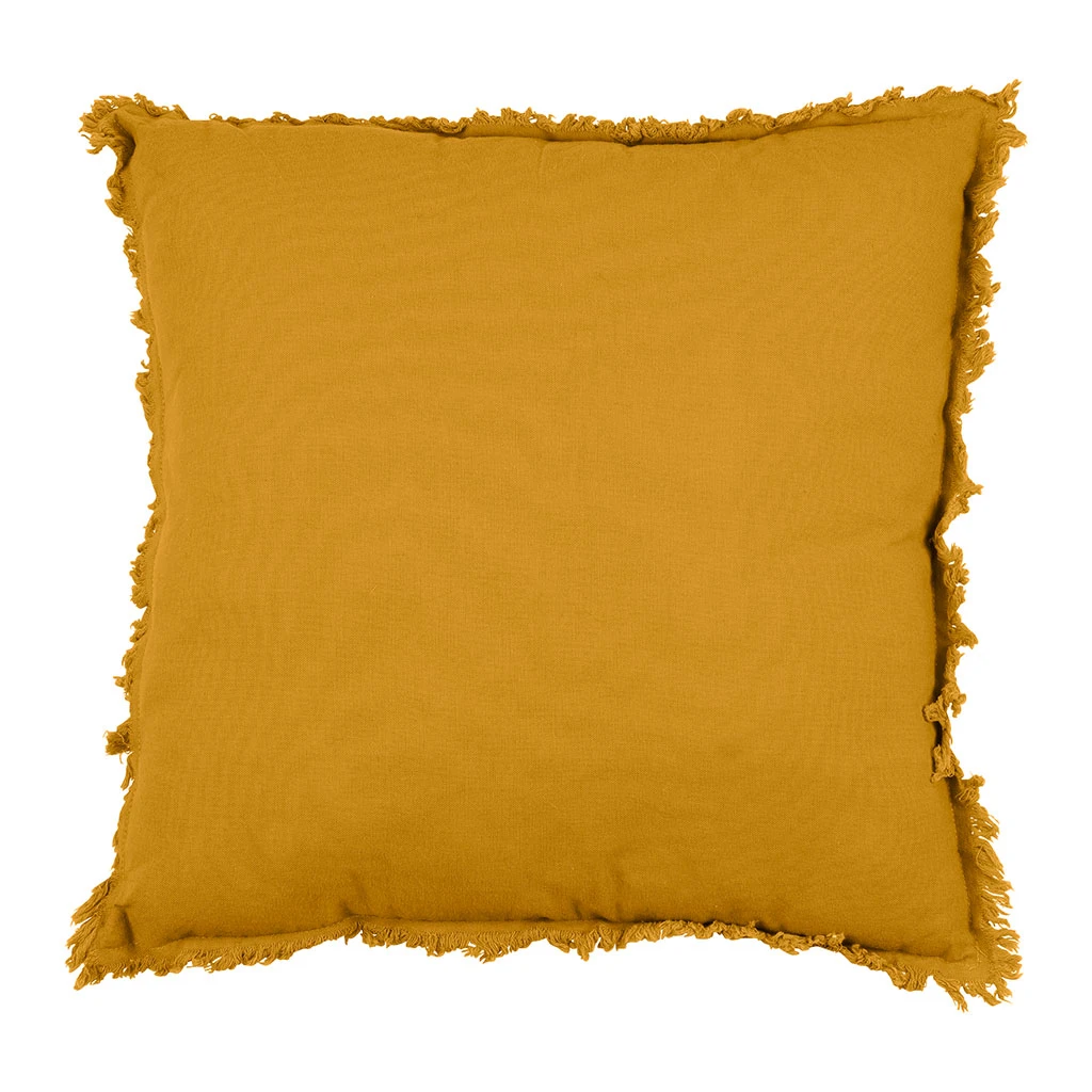 Côté Table Housse De Coussin En Coton Cumin 45x45cm - Nalia 3 Côté Table Housse De Coussin En Coton Cumin 45x45cm - Nalia