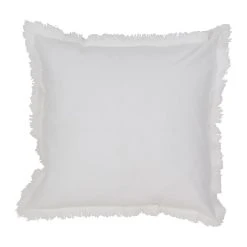 Côté Table Housse De Coussin En Coton Blanc 45x45cm - Nalia