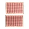 Comptoir De Famille Set De 2 Sets De Table Mami-car Rouge En Coton 2 Comptoir De Famille Set De 2 Sets De Table Mami-car Rouge En Coton -HARMONY Shop 3968 DEB WEB