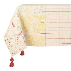 Jardin D'Ulysse Nappe Codette Beige En Coton